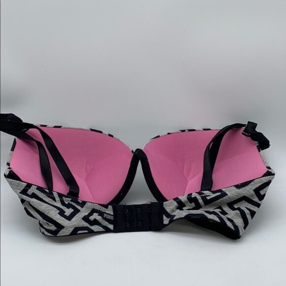 Victoria’s Secret Pink Underwire Padded Super Push Up Bra Size 32DD - Picture 2 of 7